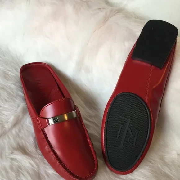 Ralph Lauren Leather Mindy Mule/Slide (NEW) - Picture 10 of 13